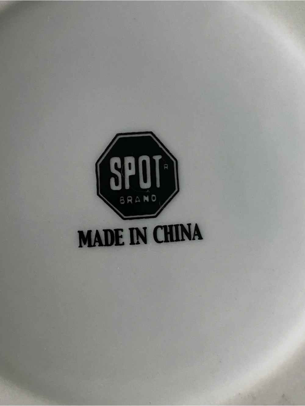 Spot Brand Dog Bowl White With Colorful Paw Prints Ceramic Pet 5” Cat Dish EUC